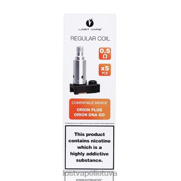 Lost Vape Wholesale - Lost Vape Orion plius DNR pakeitimo ritės (5 pakuotės) 0,25 omo 20V8836