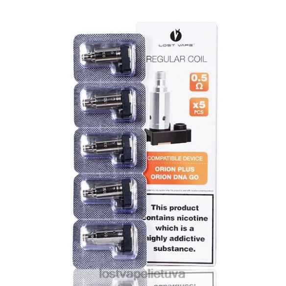 Lost Vape Wholesale - Lost Vape Orion plius DNR pakeitimo ritės (5 pakuotės) 0,5 omo 20V88326