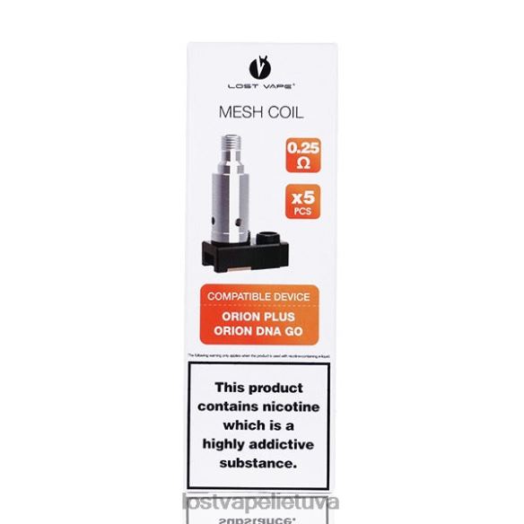Lost Vape Wholesale - Lost Vape Orion plius DNR pakeitimo ritės (5 pakuotės) 0,5 omo 20V88326