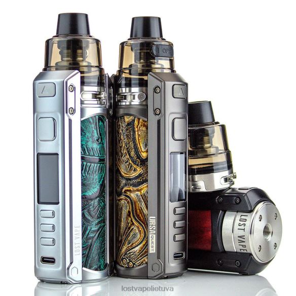 Lost Vape Customer Service - Lost Vape URSA Quest kelių rinkinys | 100w gunmetal/reljefinė oda 20V88193
