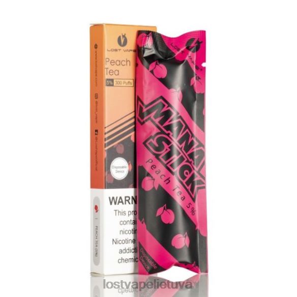 Lost Vape Flavors Lietuva - Lost Vape Mana pagaliukas vienkartinis | 300 įkvėpimų | 1,2 ml persikų arbata 5% 20V88525