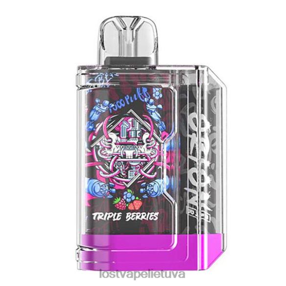 Lost Vape Flavors Lietuva - Lost Vape Orion baras vienkartinis | 7500 pūkų | 18 ml | 50 mg trigubos uogos 20V8865