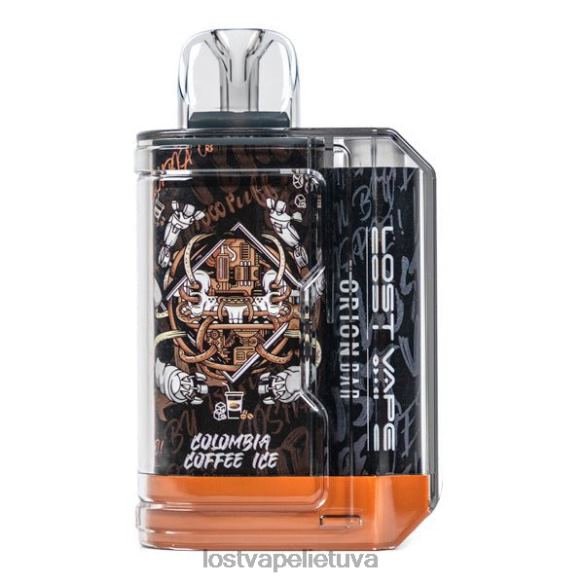 Lost Vape Review Lietuva - Lost Vape Orion baras vienkartinis | 7500 pūkų | 18 ml | 50 mg Kolumbijos kavos ledas 20V8887