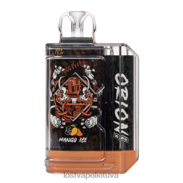 Lost Vape Review Lietuva - Lost Vape Orion baras vienkartinis | 7500 pūkų | 18 ml | 50 mg mangų ledas 20V8857