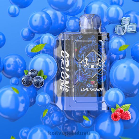 Lost Vape Vilnius - Lost Vape Orion baras vienkartinis | 7500 pūkų | 18 ml | 50 mg mėlynas razz ledas 20V8882