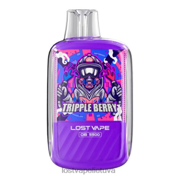 Lost Vape Disposable - Lost Vape Orion ob5500 5500 įpurškimų 14ml 50mg vienkartiniai triguba uoga 20V88108