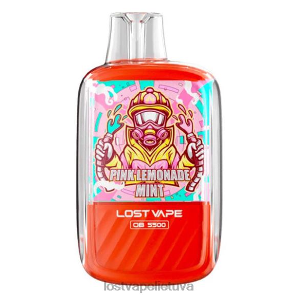 Lost Vape Flavors Lietuva - Lost Vape Orion ob5500 5500 įpurškimų 14ml 50mg vienkartiniai rausvos spalvos limonado mėtų 20V88105