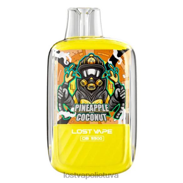 Lost Vape Price Lietuva - Lost Vape Orion ob5500 5500 įpurškimų 14ml 50mg vienkartiniai ananasų kokoso 20V88104