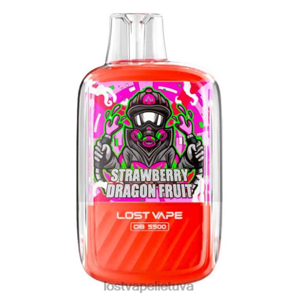 Lost Vape Wholesale - Lost Vape Orion ob5500 5500 įpurškimų 14ml 50mg vienkartiniai braškių drakono vaisius 20V88106